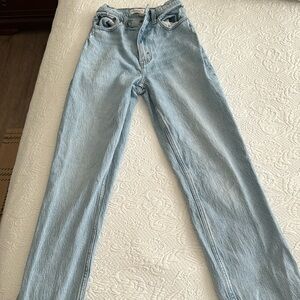Abercrombie 90s straight ultra high rise Jeans